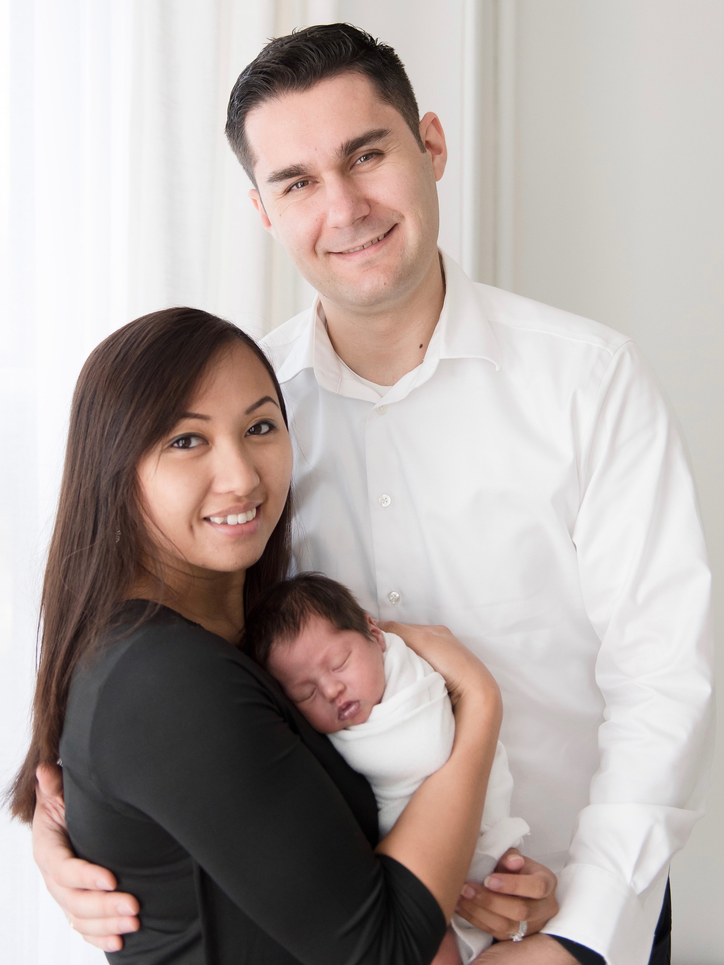 Family picture of the new born baby